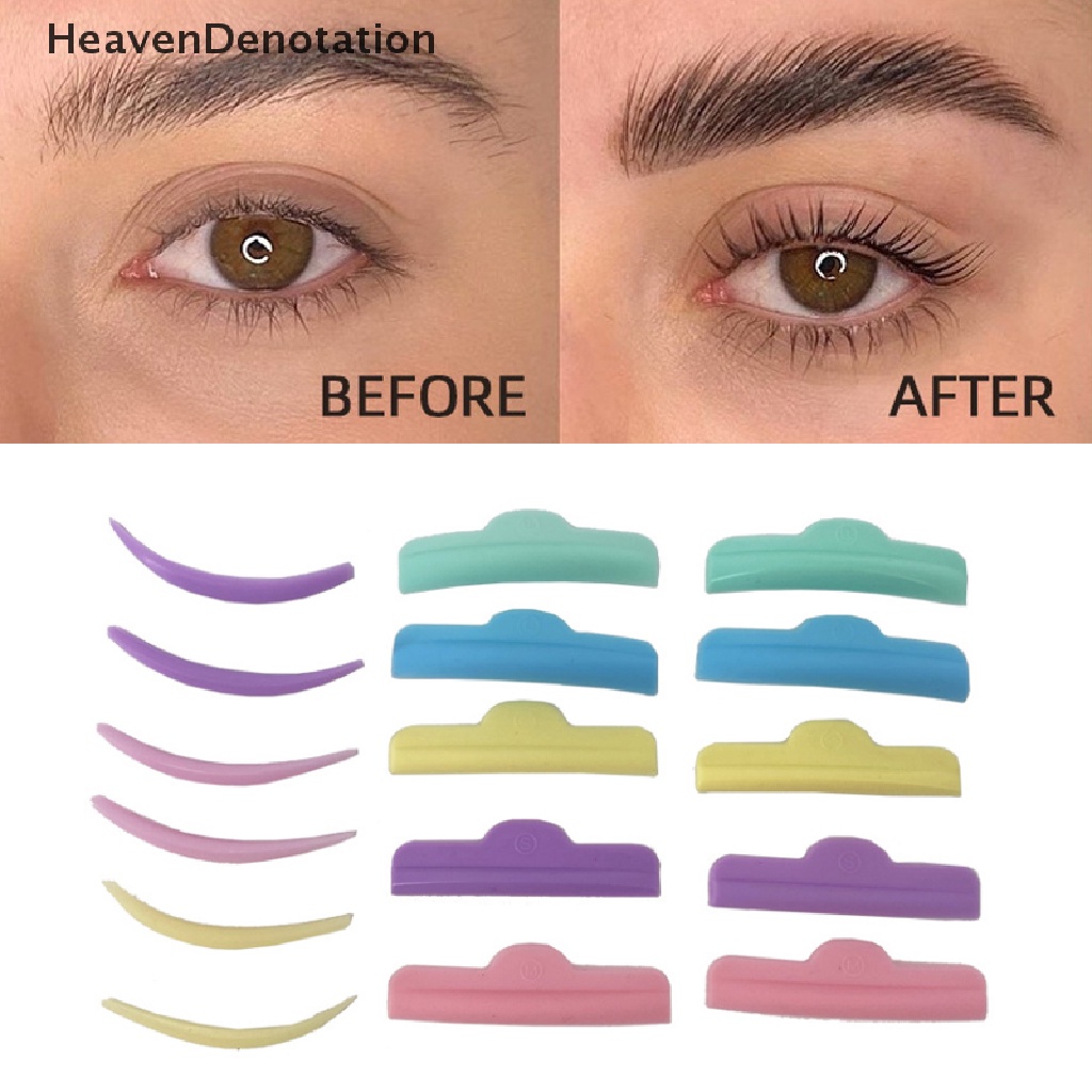 [HeavenDenotation] 3 / 5 / 8 Pair Lash Lift Lifg Curlers Curl Silicone Shields Pads Reusable Perm HDV