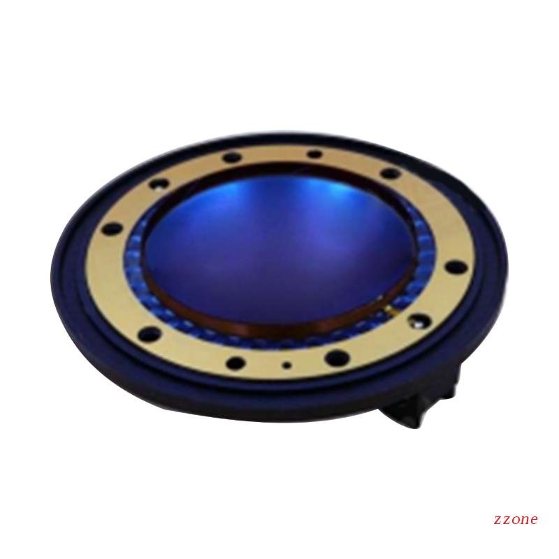 Zzz 1PC Bingkai Bulat Khusus Titanium Film 76.2mm Voice Coil Horn Tweeter Diafragma