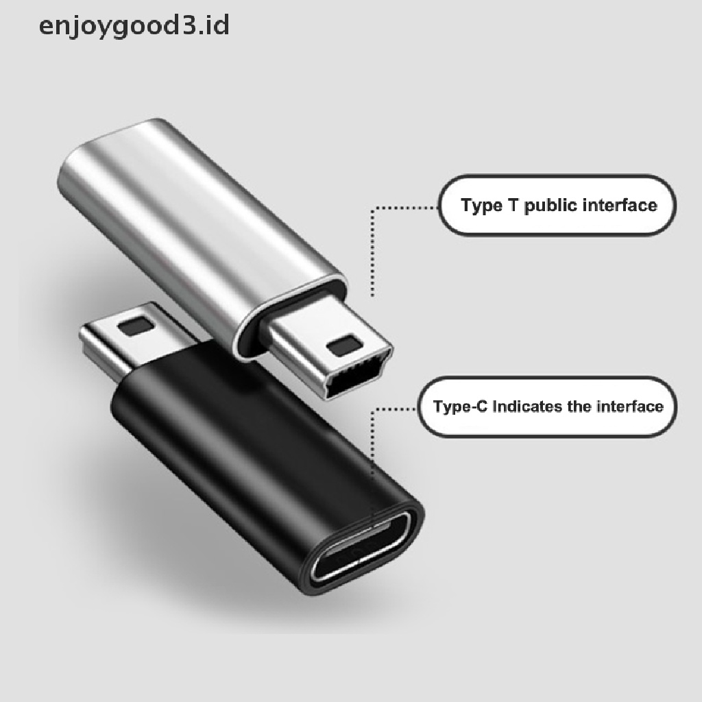 【 Rready Stock 】 Universal OTG Mini 5 Pin USB Adapter Data Transfer Connector for MP3 （ ID ）