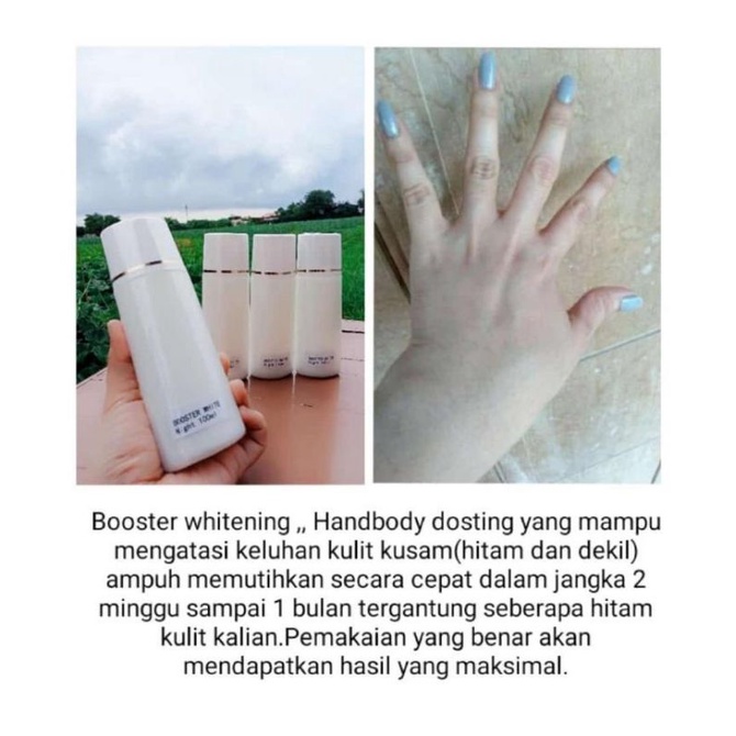 Hb Booster whitening/Lotion pemutih