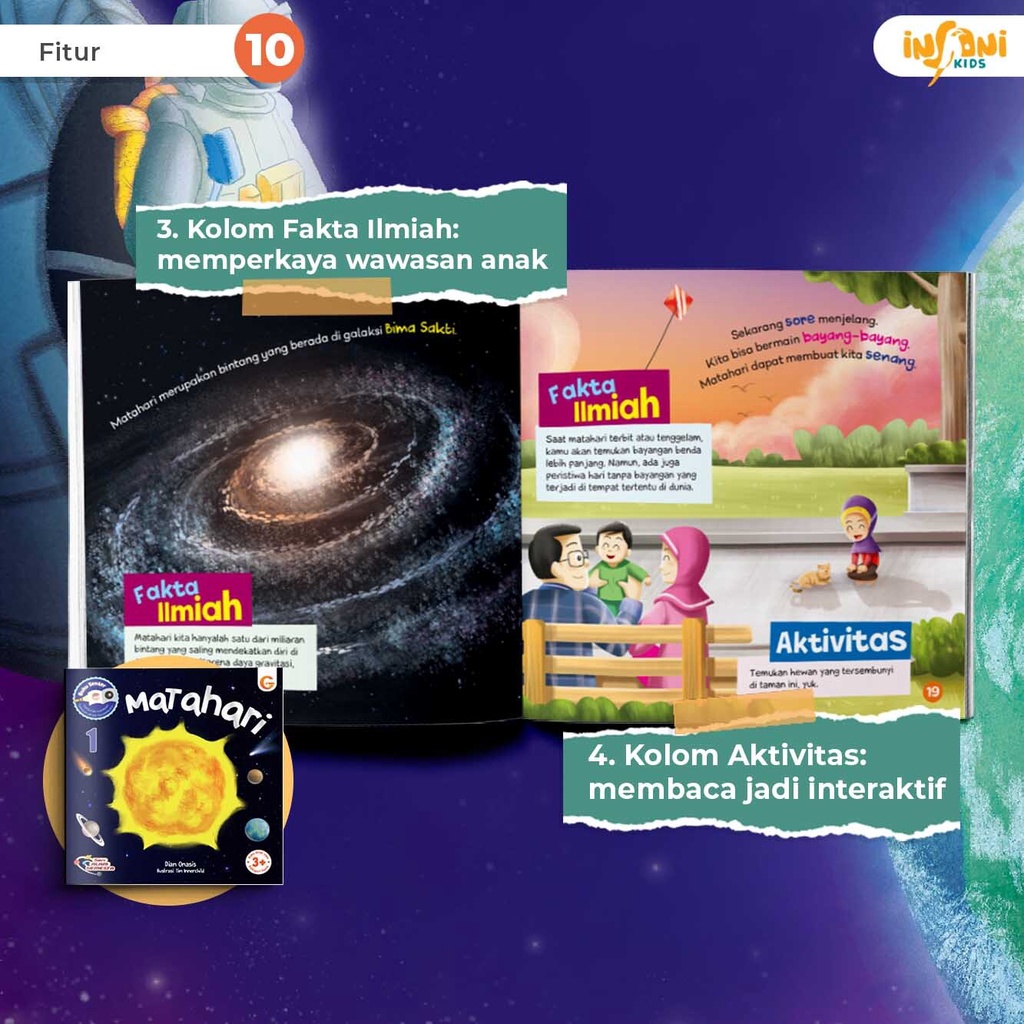 Buku Anak Islami 1 Set Seri Alam Semesta (Isi 3 Buku) - Gema Insani