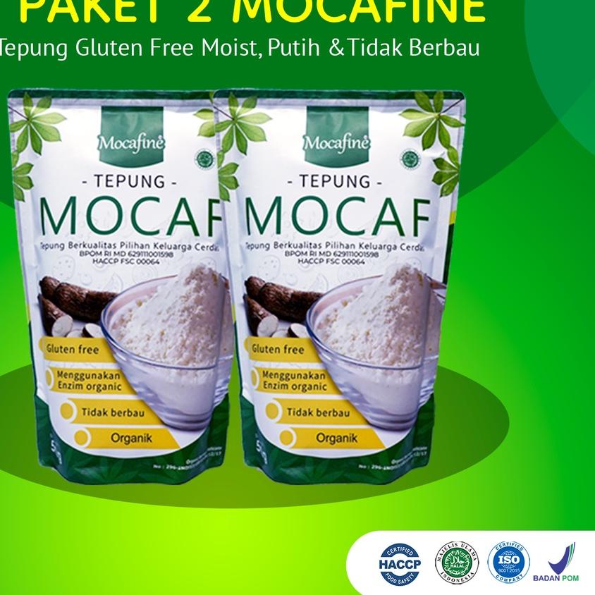 

♤ [Paket Hemat] Mocafine Tepung Mocaf - Gluten Free - Organik - 2 pcs - 500 gr ♪