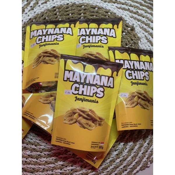 

Keripik pisang coklat khas lampung 80gr MAYNANA CHIPS oleh-oleh kota lampung