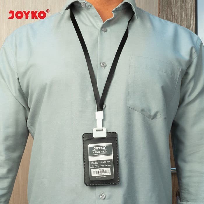 Name Tag Joyko NT-66 / NT-67 / NT-68 / NT-69 / Tempat ID Card Holder Kulit / Portrait