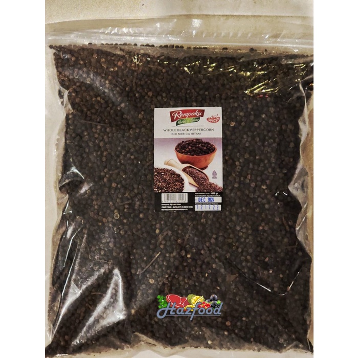 

Rempaku Whole Black Peppercorn/Lada Hitam Biji Utuh 1 Kg