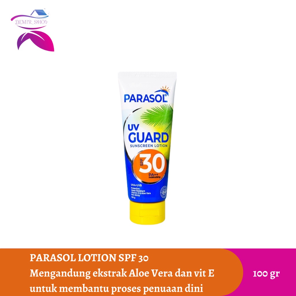 Parasol Lotion Sunscreen SPF 30 PA++ 100 gr