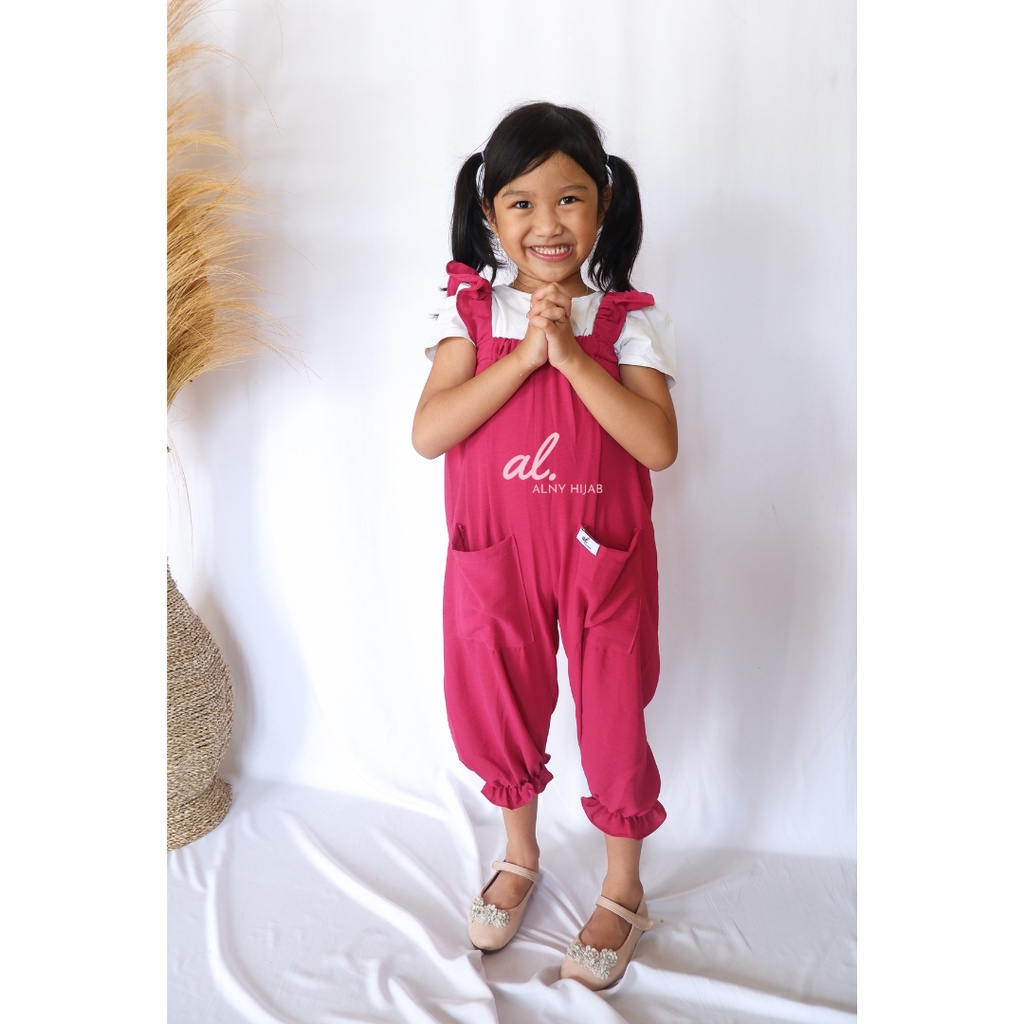 Jumpsuit Jumper Anak / Jumpsuit Anak Perempuan Overall Anak Crinkle