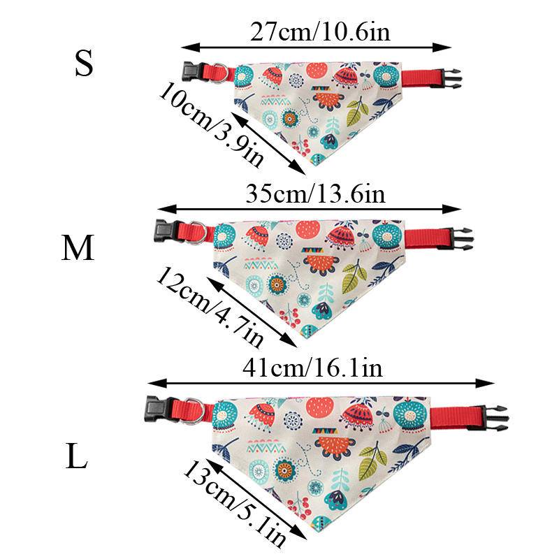 Bib Anjing Kerah Hewan Peliharaan Kucing Air Liur Handuk Syal Gaya Korea Kucing Segitiga Syal Adjustable Lucu Aksesoris Leher