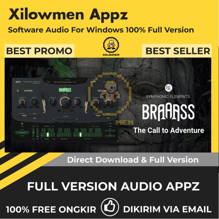 [Full Version] uJAM Symphonic Elements BRAAASS Pro Lifetime Audio Software WIN OS