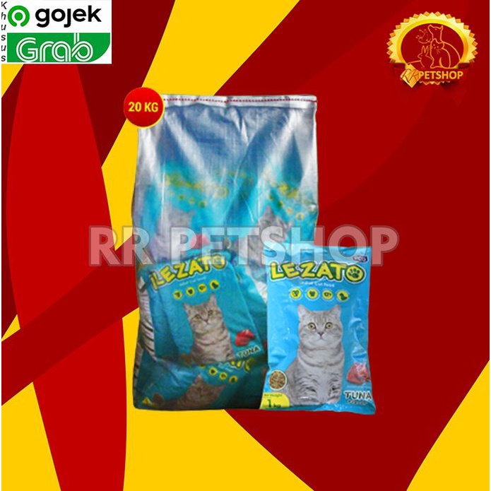 Gosend Makanan Kucing Lezato Dry Cat Food 22 KG