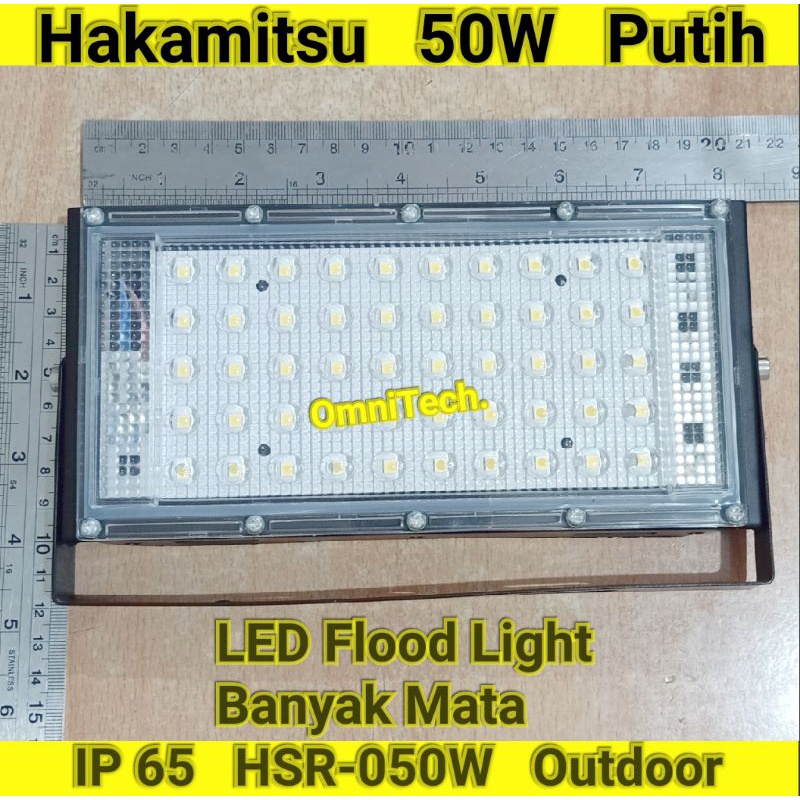 Lampu Sorot Tembak LED Flood Light 50W Putih 50 W IP65 Banyak Mata IP 65