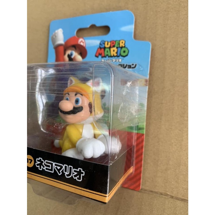Official Nintendo Figure Collection Neko Mario - Tinggi 5 cm