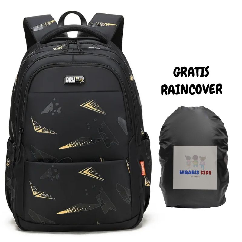 Tas ransel anak sekolah SD gratis raincover