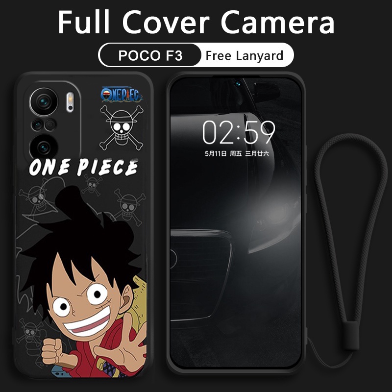 Case Xiaomi Poco F3 Casing Anime Softcase OnePiece Case Gambar Wanokuni Edition Casing Cover