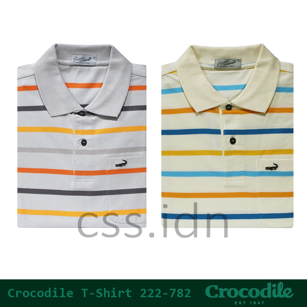 Kaos Kerah Polo Pria Crocodile Slim Fit 222-782