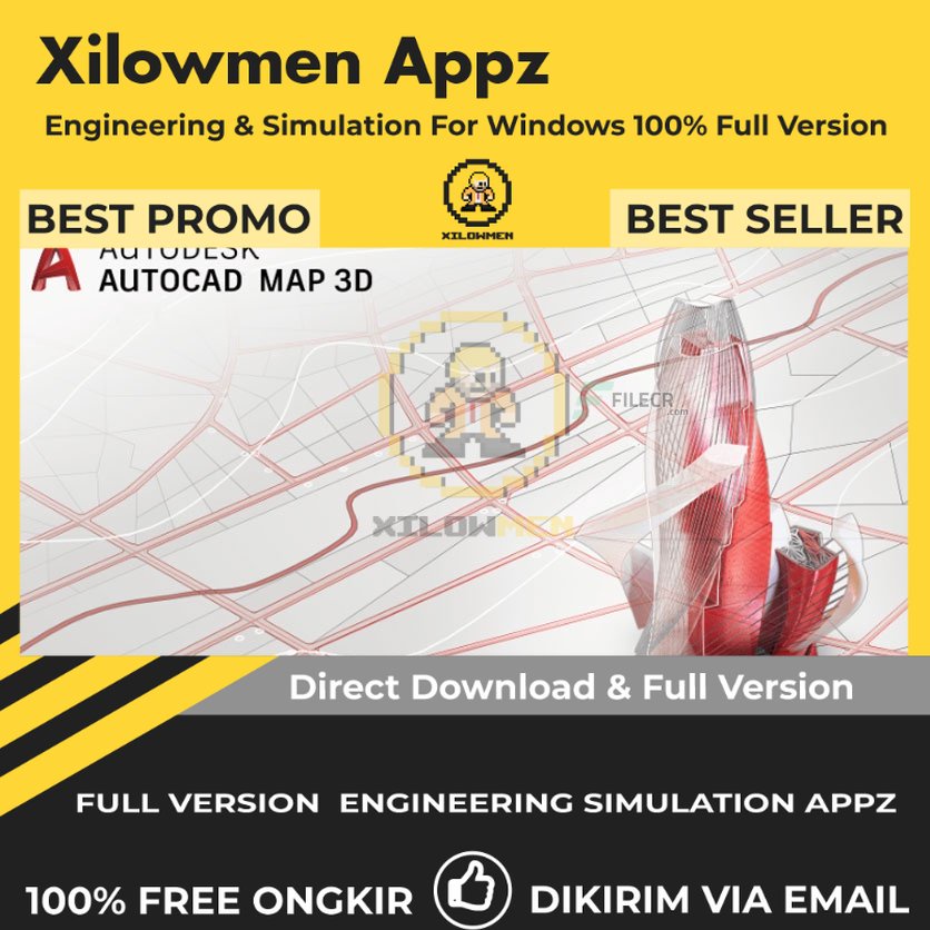 [Full Version] Map 3D Addon for Autodesk AutoCAD 20 Pro Engineering Software Lifetime Win OS