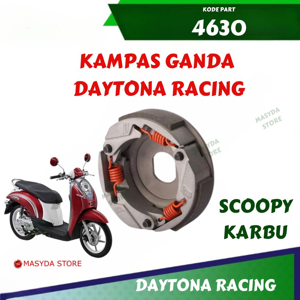 Kampas Ganda Daytona Original Scoopy Karbu