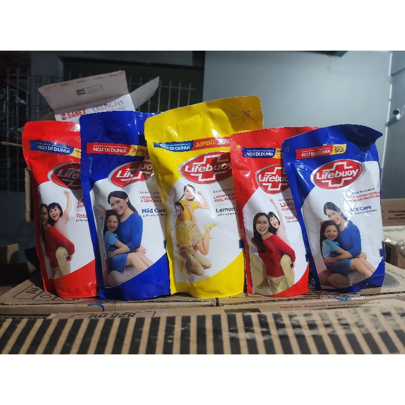 LIFEBUOY  sabun mandi cair 400 ml/ 825 ml