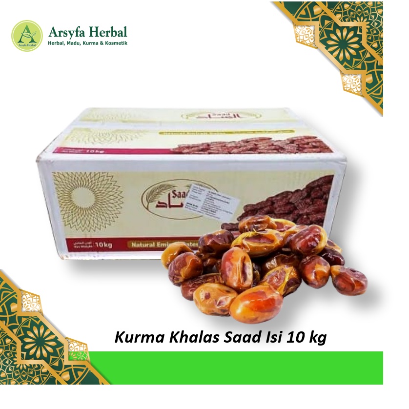 

Kurma Khalas Saad Kurma Khalas Curah Kemasan Baru 10 KG Natural Emirati Dates