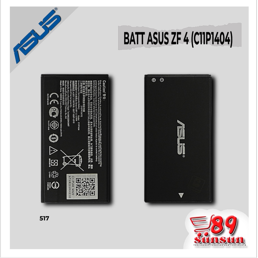 BATERAI ASUS ZF 4 (C11P1404)