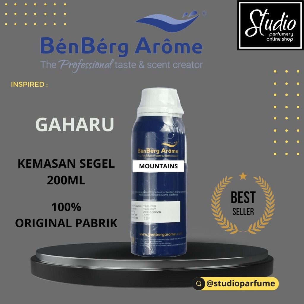 BIBIT PARFUM MURNI BENBERG AROME GAHARU 200 ML | SEGEL