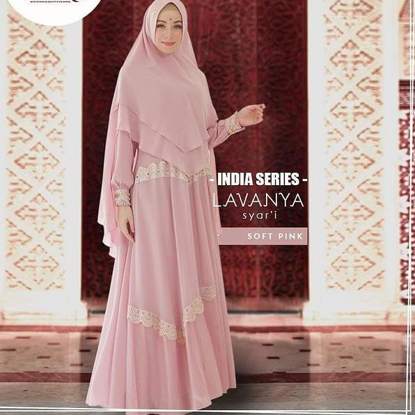 Stok Terbatas LAVANYA SYARI CERUTY BABYDOLL / GAMIS SYARI SET KHIMAR / GAMIS SYARI SET KHIMAR TERBAR