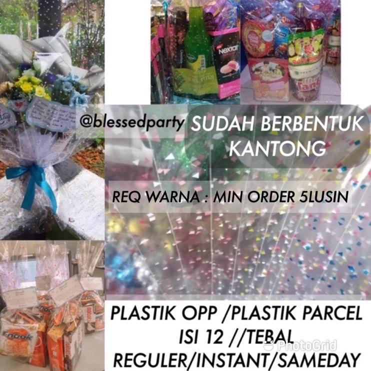 

Id4a4Zo ISI 12 PLASTIK OPP /BINGKISAN BOUQUET PARSEL HAMPERS ULANG TAHUN ULTAH LEBARAN PARCEL BENING MOTIF