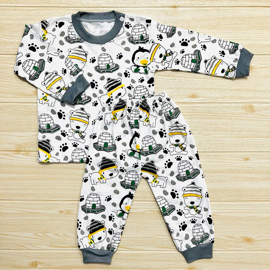 COD Bayar Ditempat Baju Piyama Anak Wolf/ Baju Anak / Setelan Anak / Baby Alicia