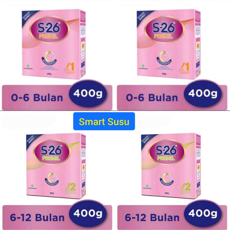 S-26 Promil Tahap 1 & 2 / 400gr