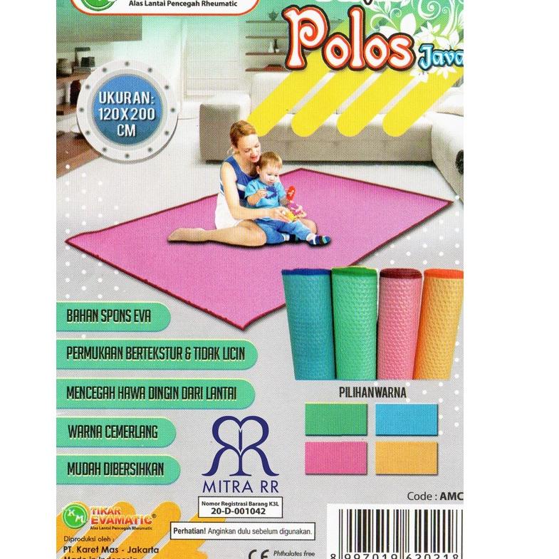 Murah Harga Karpet Lantai Spons Tikar Spon MERCY 120x200 Alas lantai polos tikar murah tikar plastik