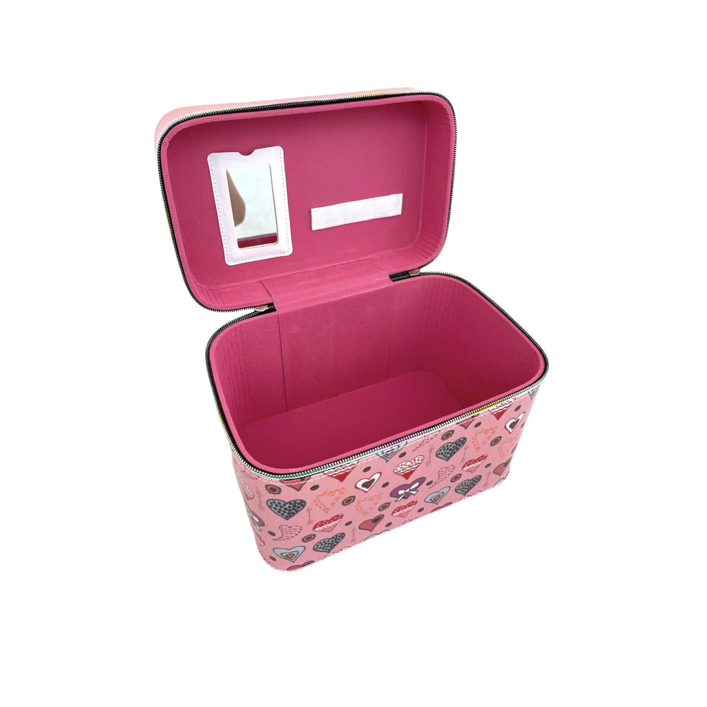 TTSHOPINDO  Beauty Case Box Cosmetik Beauty Case Make Up Box Make Up Import Love Import LHZX-043