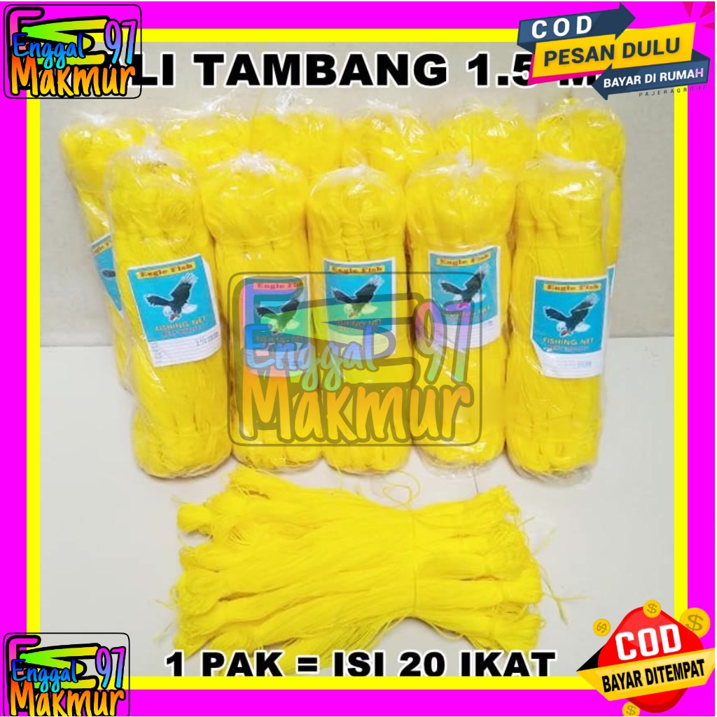 

SEA GULL tali tampar serbaguna, tali tampar bangunan, tali tampar 1mm per 1pcs (50meter)