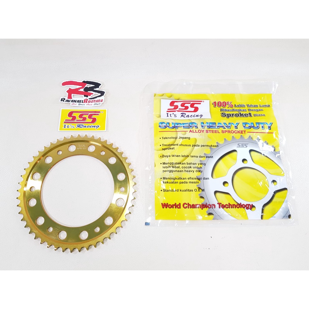 Gir Gear Belakang Rear SSS Gold 428 CRF150 CRF 150