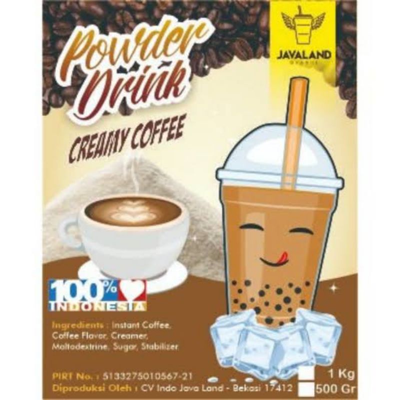 

✨NEW✨ -Bubuk Minuman Rasa Creamy Coffee 1 KG- 1.1.23
