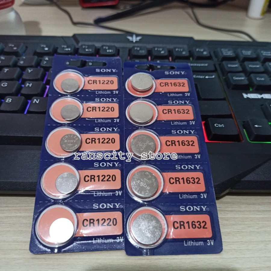 SONY Baterai Lithium Sony 3V CR 2032 2025 2016 1620 1616 1632 SR920 SR621 CR2450 CR2430