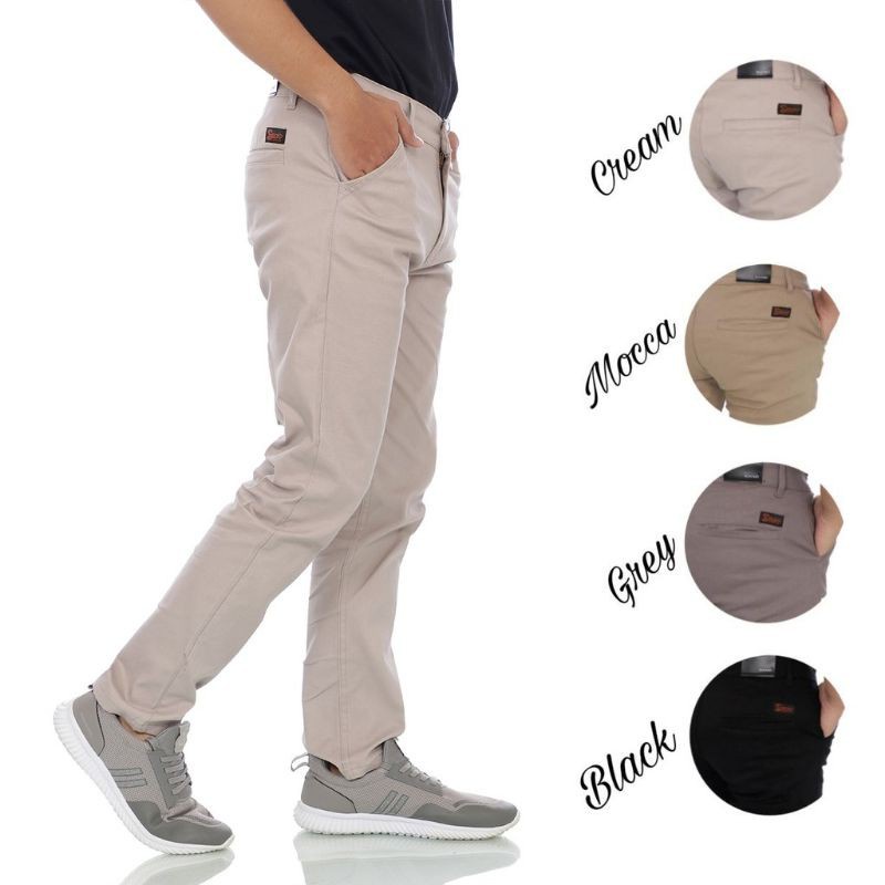 Celana Chino Panjang Pria Premium Celana Cino Distro Panjang by raf officiall