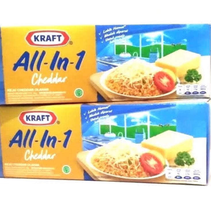 

☁ Keju kraft cheddar all in one 2kg ▼