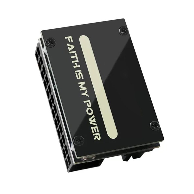 Konektor Kabel Adapter btsg ATX 24Pin 90derajat Motherboard Modular Power Supply