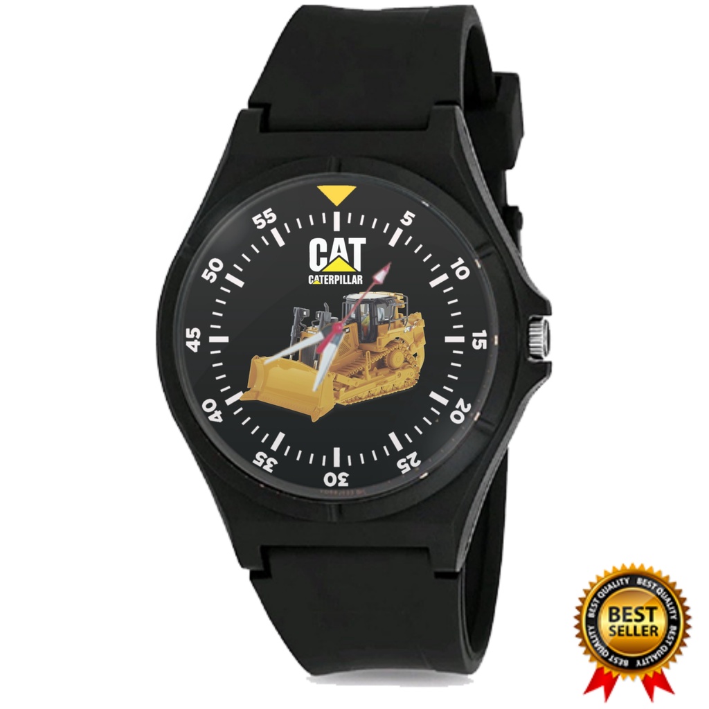 Jam Tangan Pria CATERPILLAR CAT Wanita UNISEX Keren Terbaru QNQ 04 Rubber Karet Murah Meriah Warna H