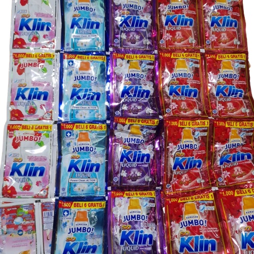 beli 6 GRATIS 1 WINGSCARE SoKlin Liquid So Klin Cair 40ml/43ml sachet/renteng JUMBO 1000an Sakura St