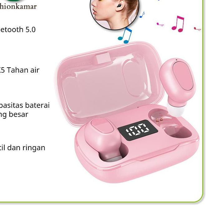 ♛ Earphone TWS-L21 PRO Wireless Bluetooth untuk Android & iPhone Versi Bluetooth 5.0 ✱