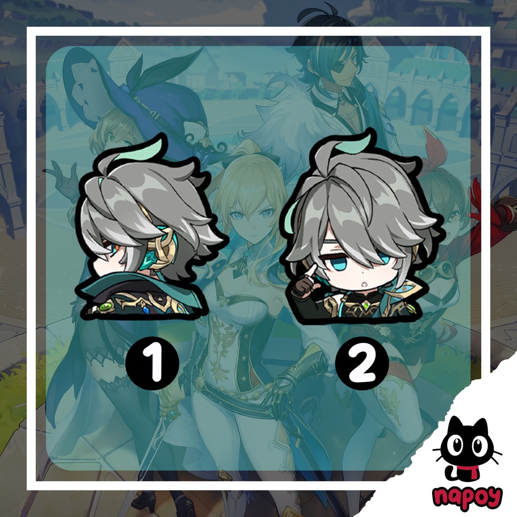 

Sticker Vinyl Game Anime Alhaitham Genshin Impact