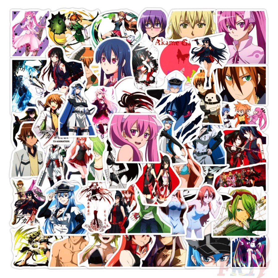 

Stiker Anime akame ga kill isi 15 Sedang pcs Best Seller