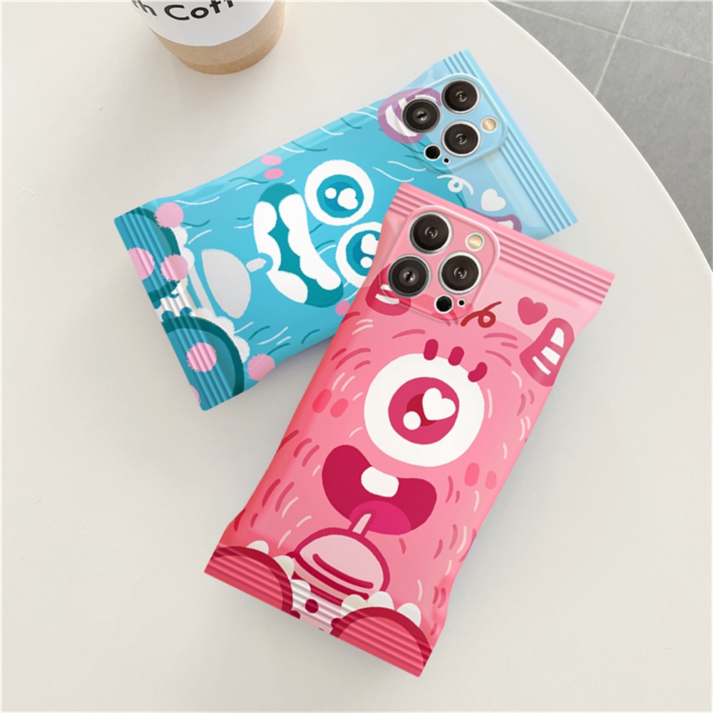 Casing Lucu Redmi Note11 Pro Note11S 10C Note10 5G 10A 9C 9A 10 9T 10s Note9 Note8 Poco X3 NFC M3 Kartun Boneka Monster Kecil TPU Soft Cover