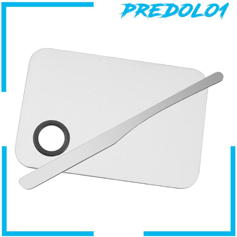 [Predolo1] Spatula Palet Pencampur Makeup Untuk Pigmen Foundation Cair Pernis Kuku