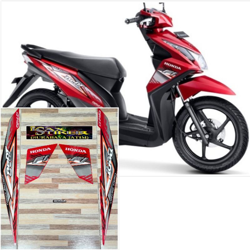 striping original Honda beat FI tahun 2014 2015