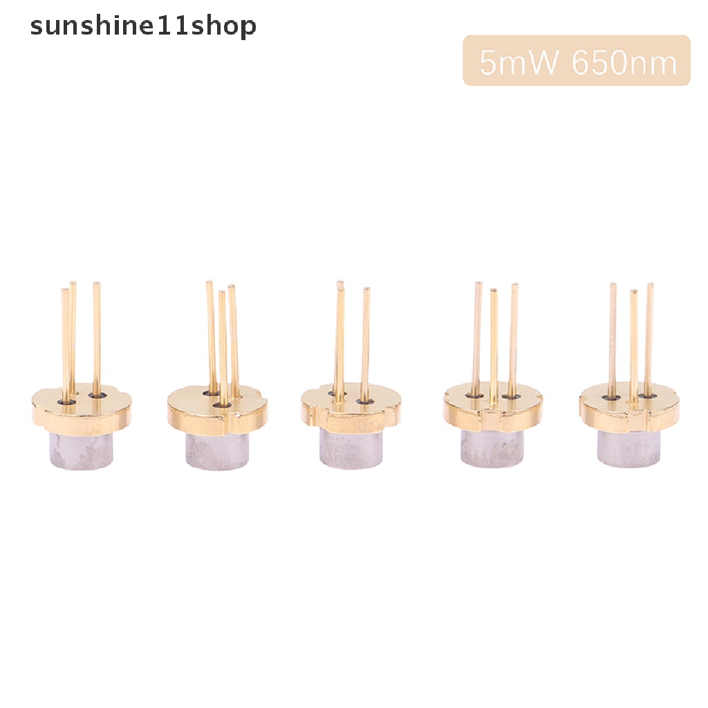 Sho 10pcs 5MW 650NM Red Laser Diode Sensor Modul Laser TO-18 Dioda DIY 650NM 5MW N