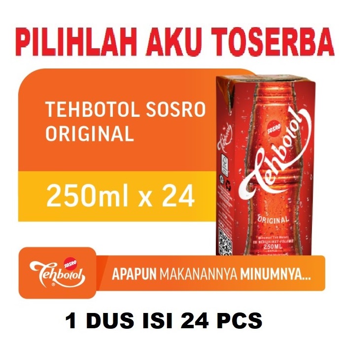 

Teh Botol Sosro Kotak Original 250 ml - ( HARGA 1 DUS ISI 24 )