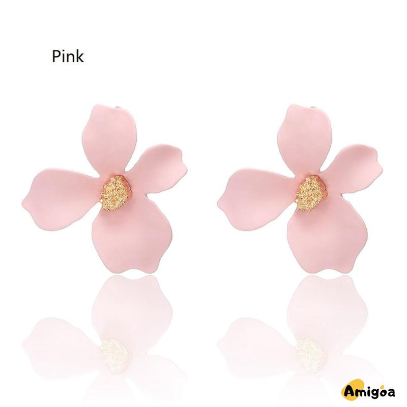 Flower Earrings Personality Versatile Elegant Temperament Stud Earrings - AG2