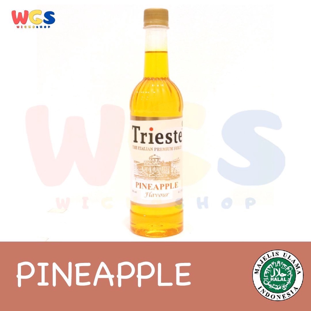 

Trieste Syrup Pineapple Premium Flavor 650 ml - HALAL MUI